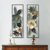 ELEGANT FLOWER IRON WALL HANGING SIMPLE TO HANG